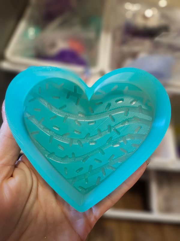 Heart tree cake freshie mold