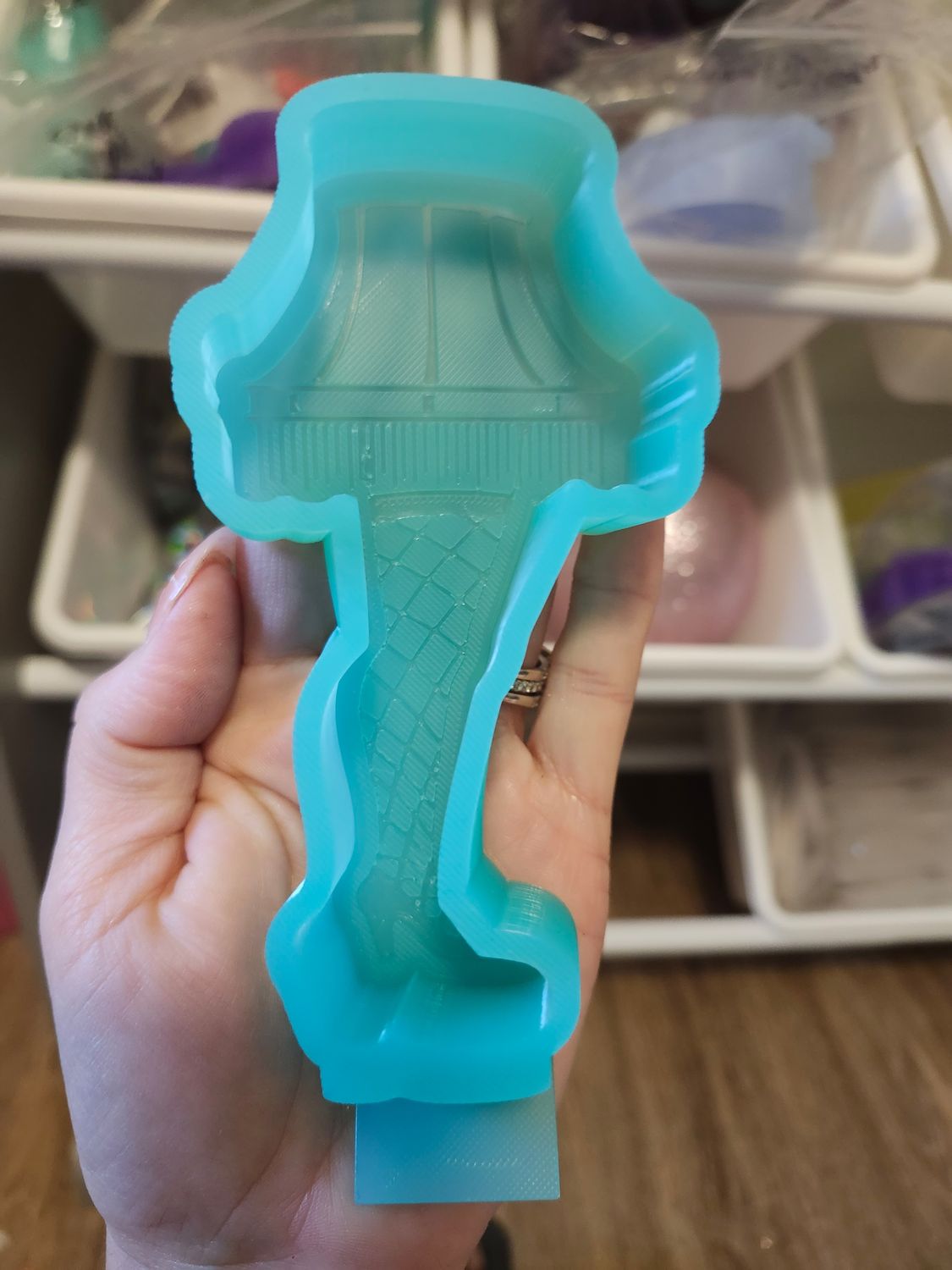 Leg lamp freshie mold