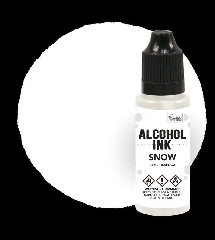 Snow Alcohol ink