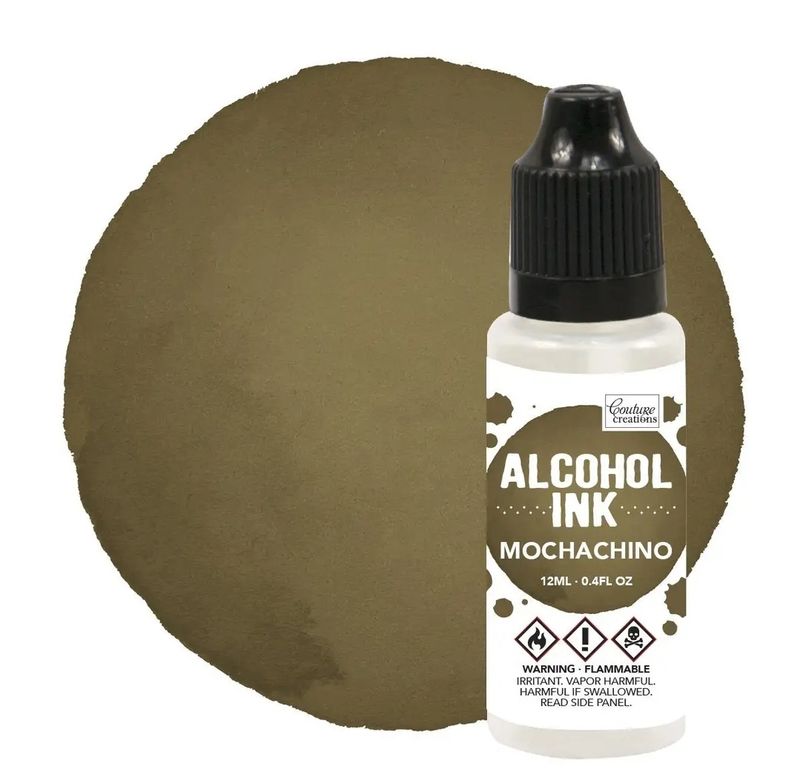 Mochachino alcohol ink