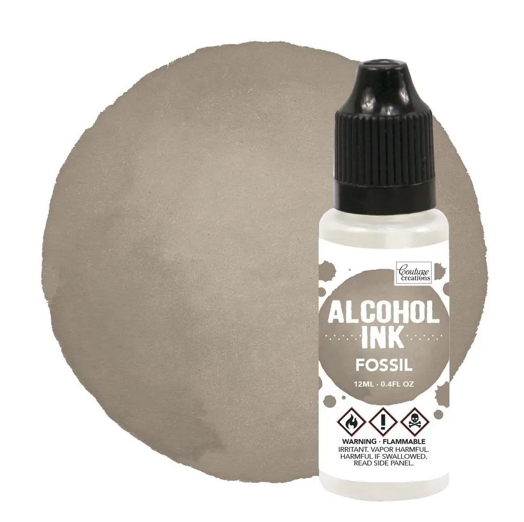Fossil alcohol ink