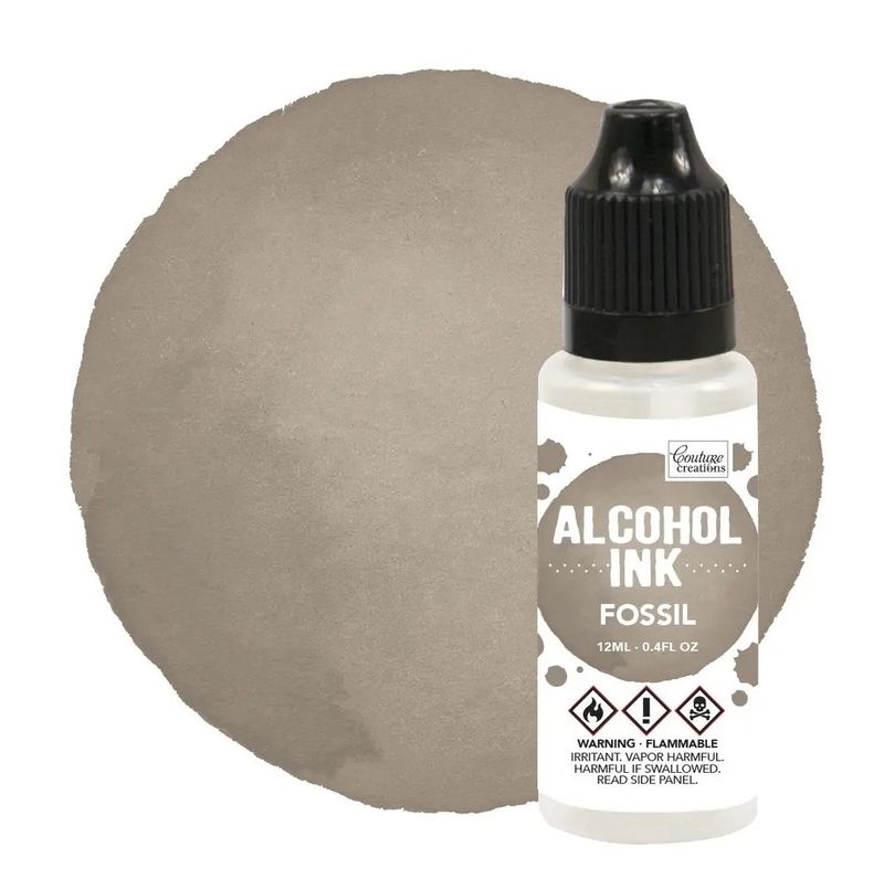 Fossil alcohol ink