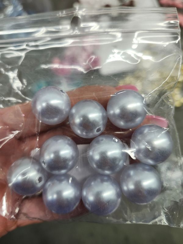 Silver Mirrored Beads
