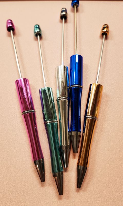 5pc mirror beadable pens