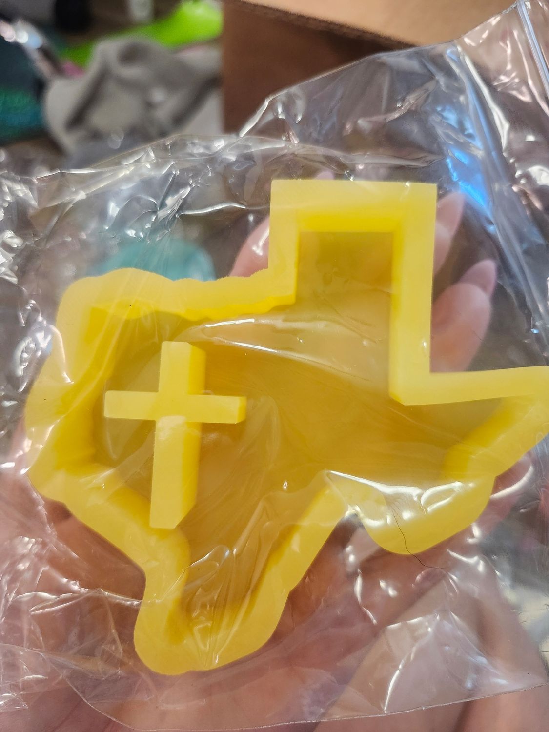 Texas was cut out cross