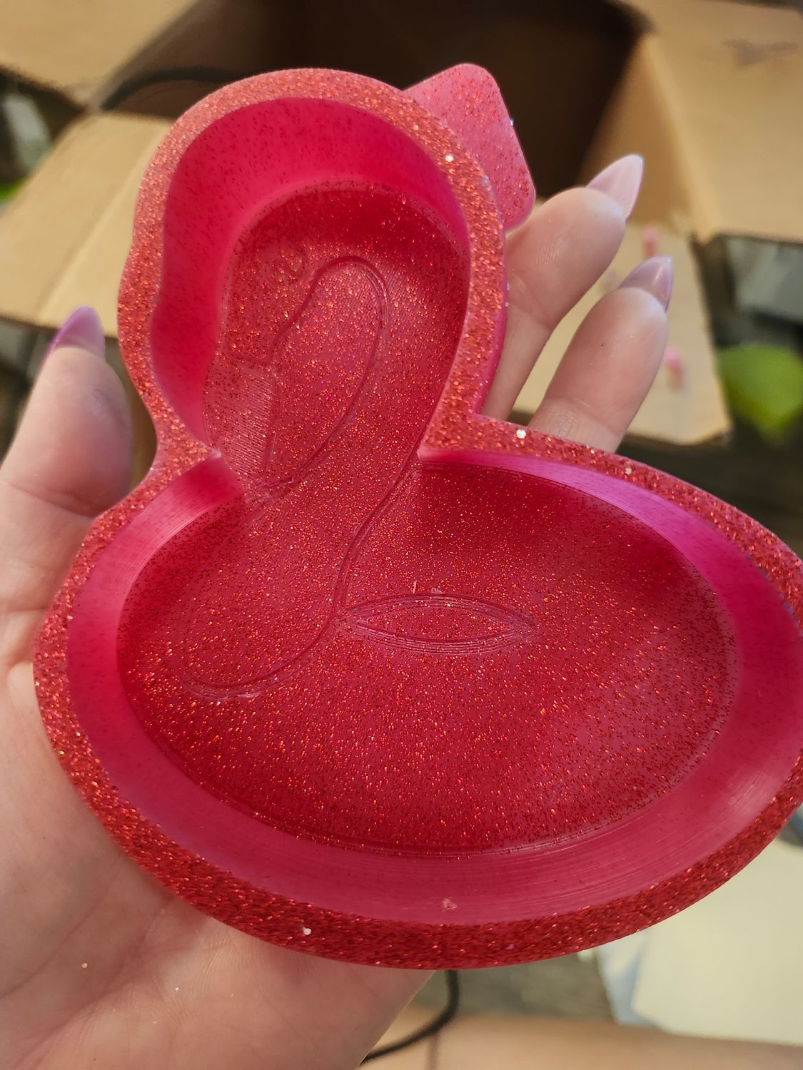 Flamingo floats