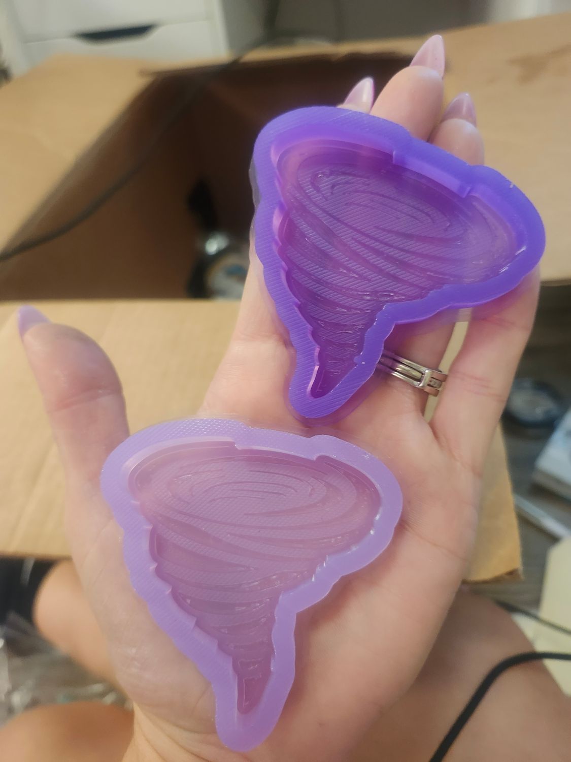 Small tornado vent molds