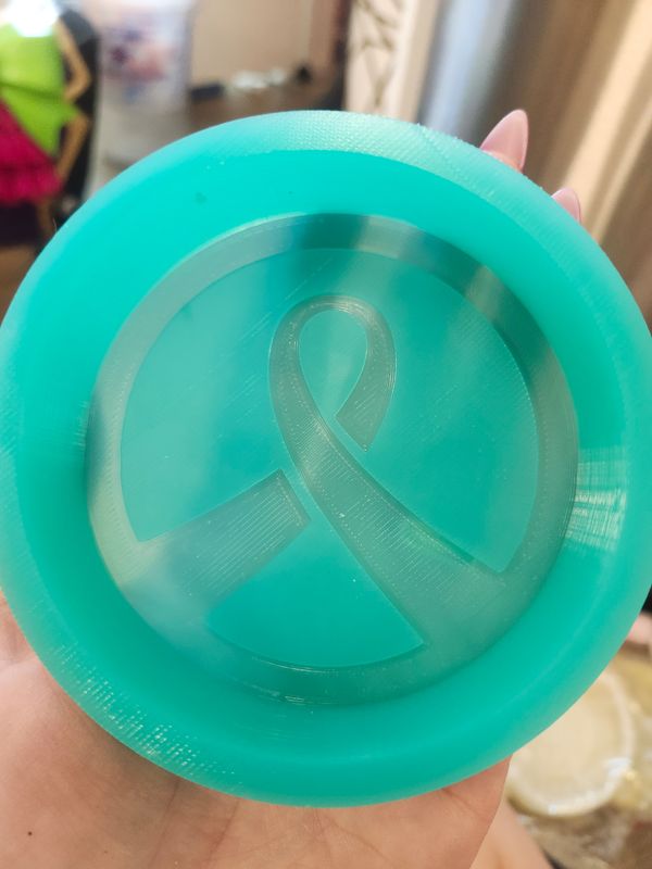 Circle cancer ribbon