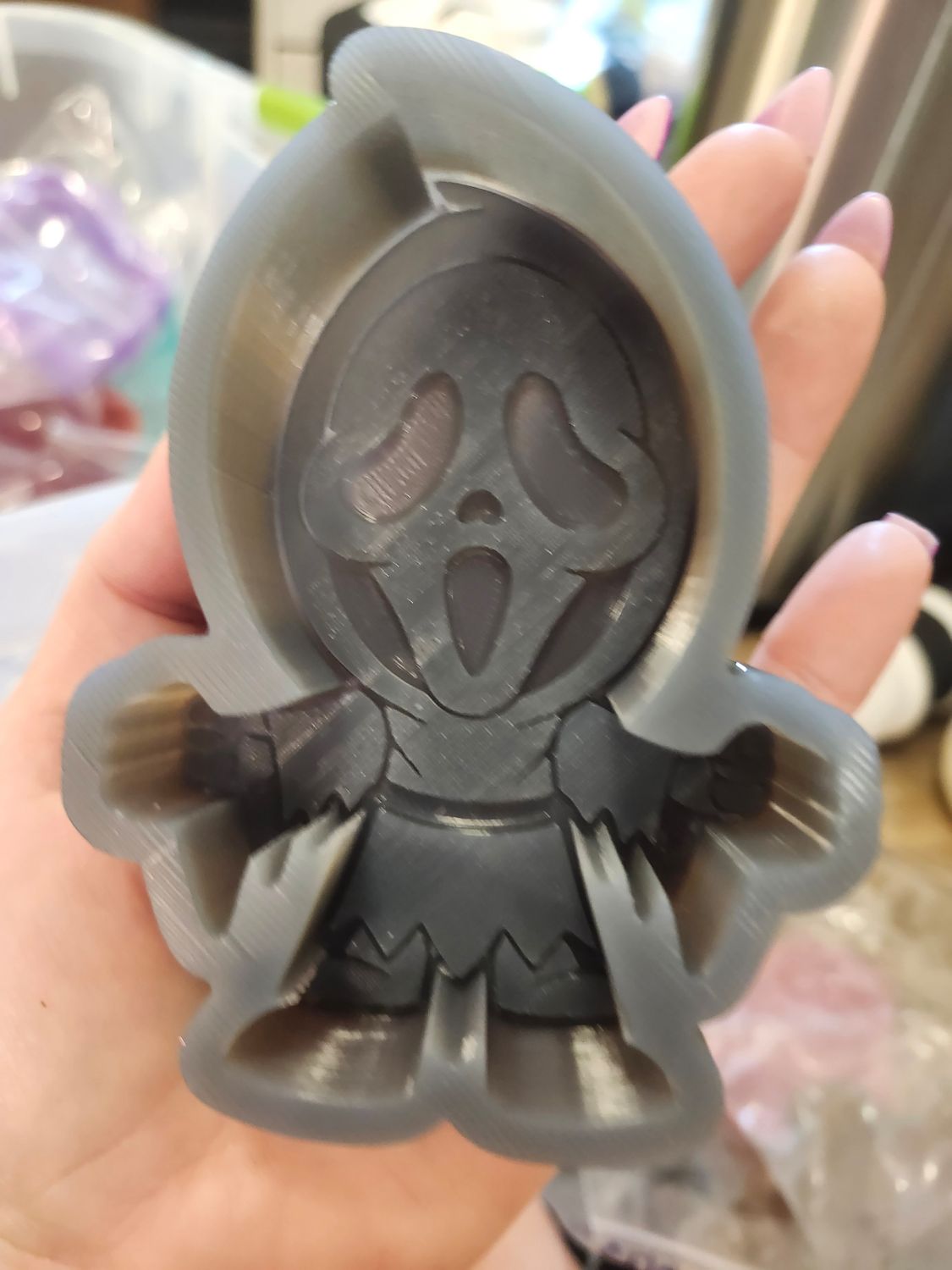 Mini ghost face