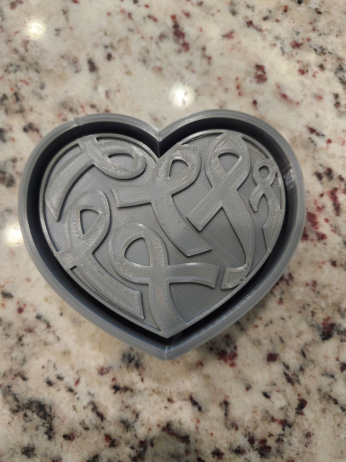Heart cancer ribbon