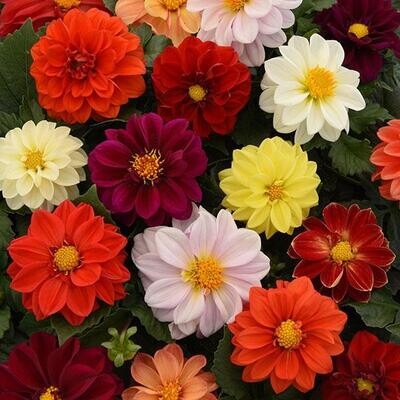 dahlia - mix - sun (Single plant in 4.5" pot)