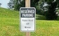 Swim Team VIP Parking Space Raffle
