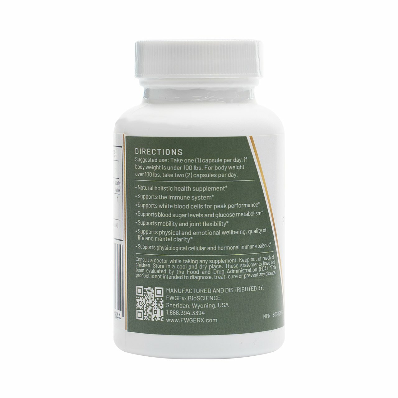 FWGE Rx BioSCIENCE - SUPPORTS PET HEALTH - Capsules