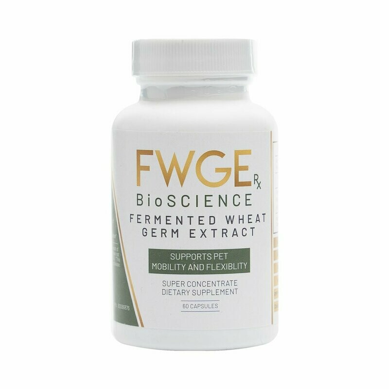 FWGE Rx BioSCIENCE - SUPPORTS PET MOBILITY AND FLEXIBILITY - Capsules FWGE Rx BioSCIENCE - SUPPORTS PET MOBILITY AND FLEXIBILITY - Capsules