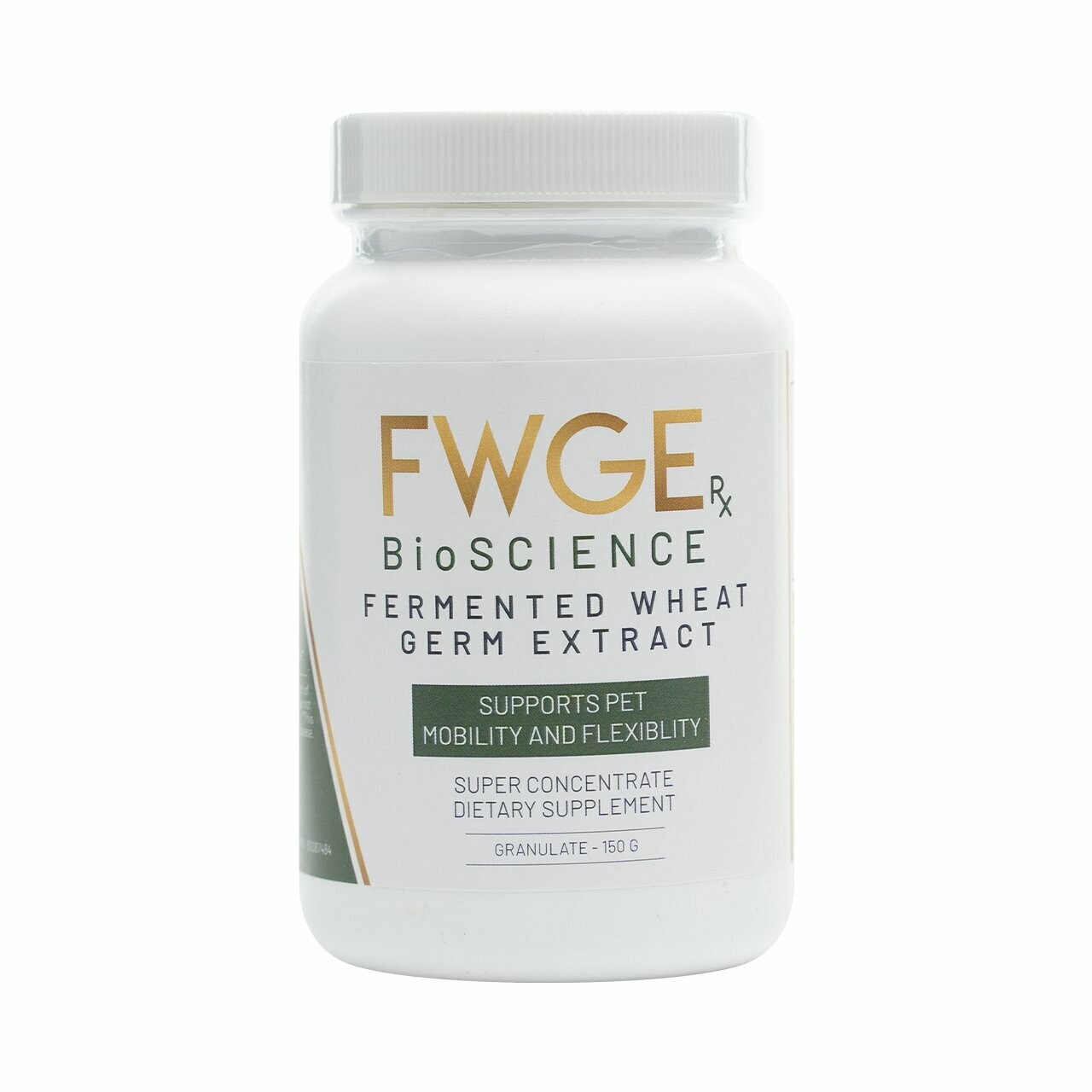 FWGE Rx BioSCIENCE - SUPPORTS PET MOBILITY AND FLEXIBILITY - Granulate FWGE Rx BioSCIENCE - SUPPORTS PET MOBILITY AND FLEXIBILITY - Granulate