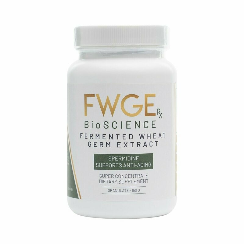 FWGE Rx BioSCIENCE - SPERMIDINE SUPPORTS ANTI-AGING - Granulate FWGE Rx BioSCIENCE - SPERMIDINE SUPPORTS ANTI-AGING - Granulate