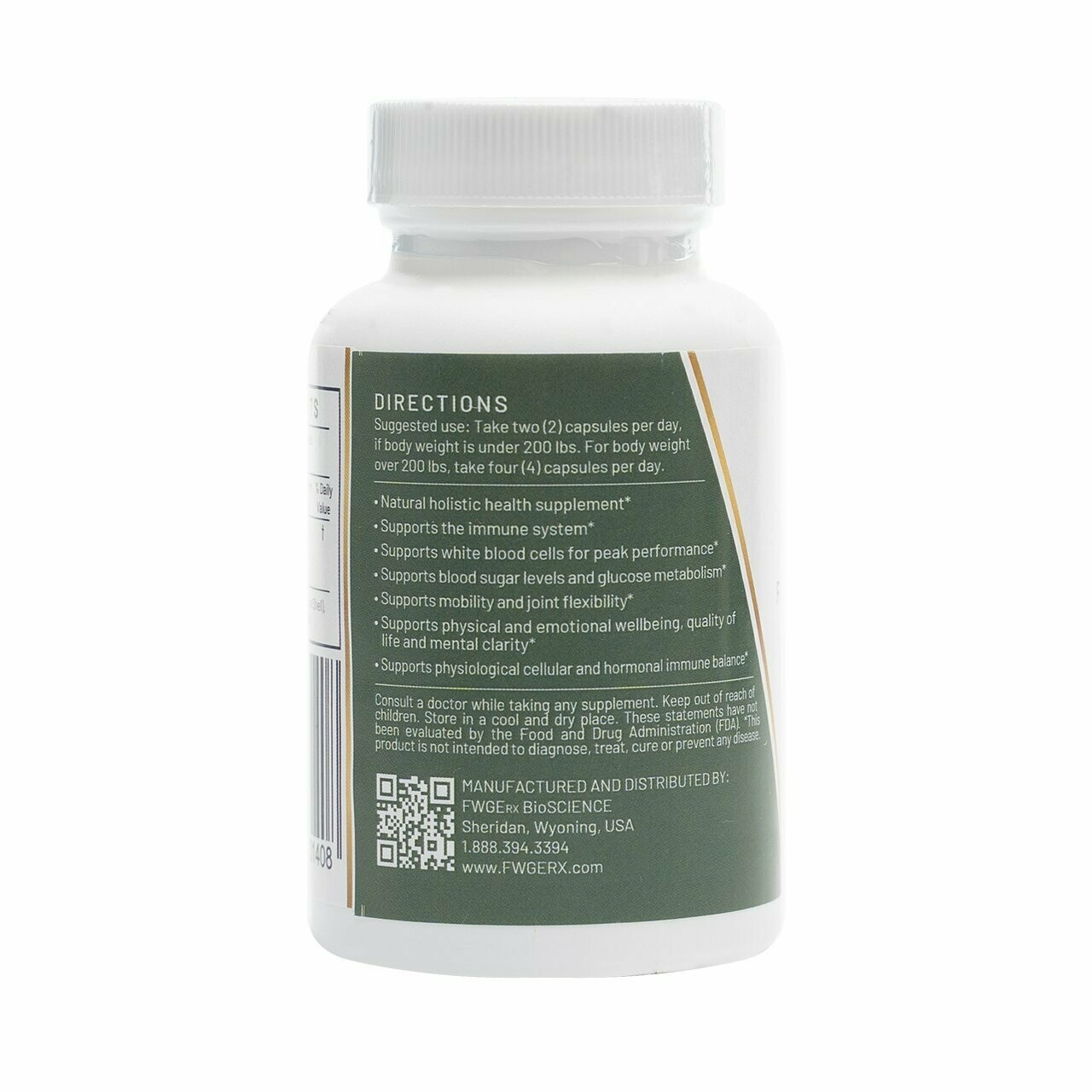 FWGE Rx BioSCIENCE - SPERMIDINE SUPPORTS ANTI-AGING - Capsules
