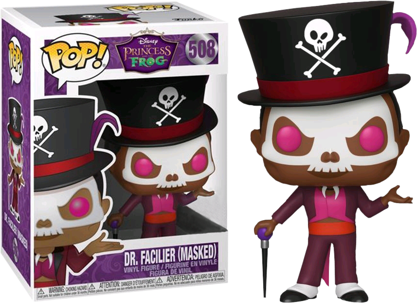 Funko The Princess and the Frog - Dr. Facilier with Mask Pop! Vinyl Figure