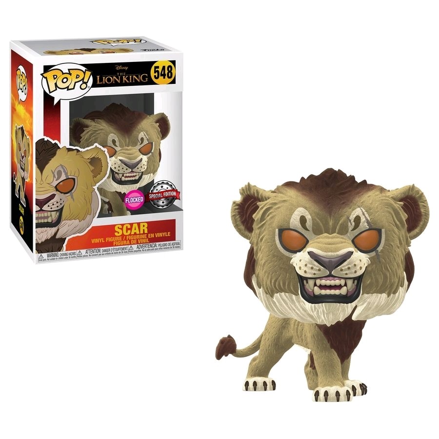 Funko Lion King (2019) - Scar Flocked Exclusive Pop! Vinyl Figure