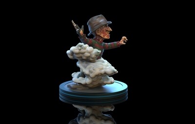 QMx Freddy Krueger Q-Fig Diorama