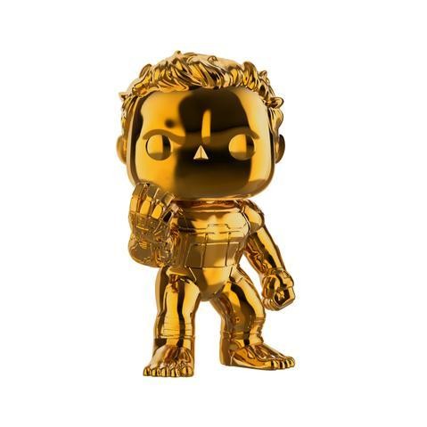 Funko Avengers 4: Endgame - Hulk with Infinity Gauntlet Orange Chrome Pop! Vinyl Figure