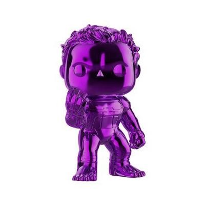Funko Avengers 4: Endgame - Hulk with Infinity Gauntlet Purple Chrome Super Sized 6” Pop! Vinyl Figure