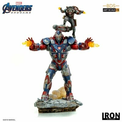 Iron Studios Iron Patriot &amp; Rocket BDS Art Scale 1/10 - Avengers Endgame