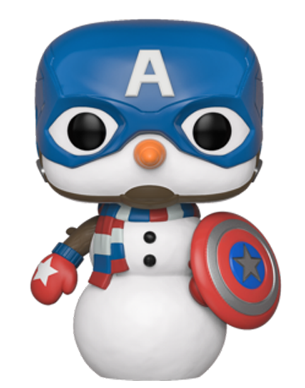 Funko The Avengers - Captain America as Snowman Christmas Holiday Pop! Vinyl Figure