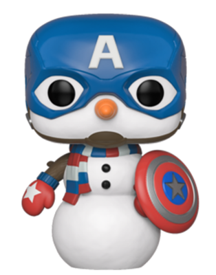 Funko The Avengers - Captain America as Snowman Christmas Holiday Pop! Vinyl Figure