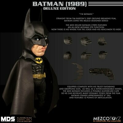 PRE-ORDER MEZCO DESIGNER SERIES Deluxe Batman (1989)