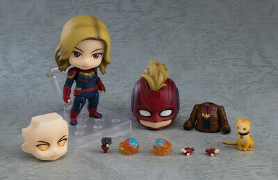 Good Smile Nendoroid Captain Marvel: Hero&#39;s Edition DX Ver.