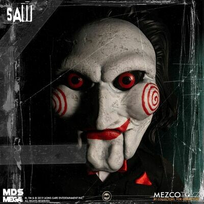 PRE-ORDER Mezco MDS Megasize Talking Billy Saw Series