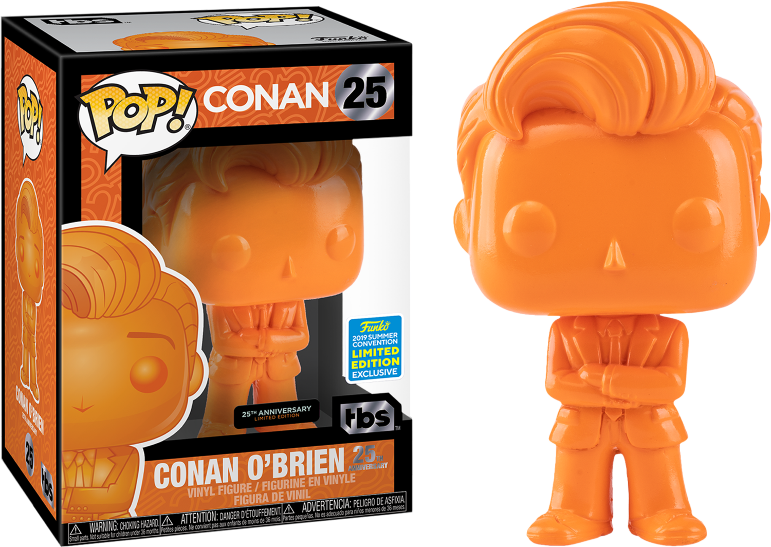 Funko Conan O&#39;Brien - Conan O&#39;Brien Team Coco Orange Pop! Vinyl Figure (2019 Summer Convention Exclusive)
