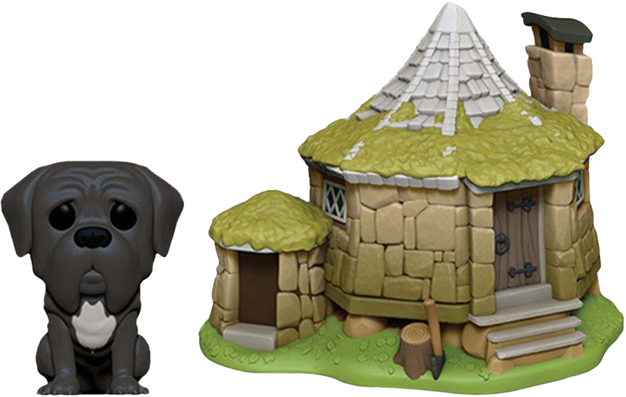 Funko Harry Potter - Fang with Hagrid&#39;s Hut Pop! Town Vinyl Figure