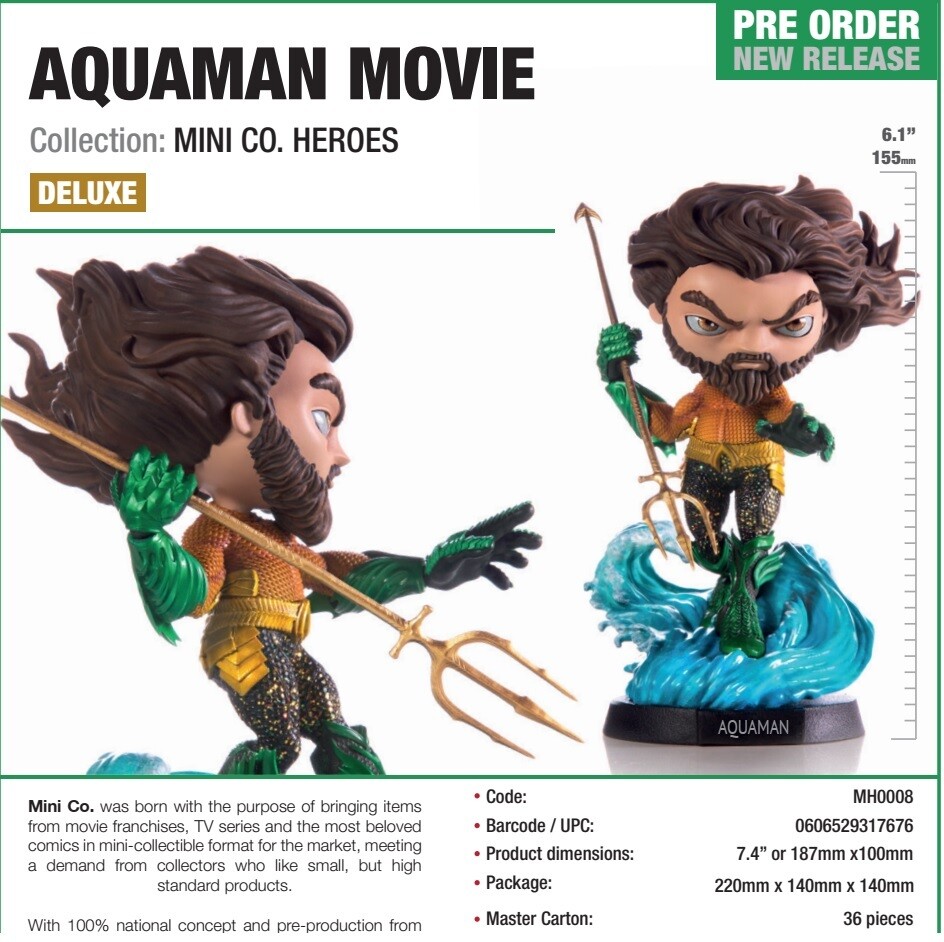 Iron Studios Mini Co. Heroes - Aquaman Movie Deluxe