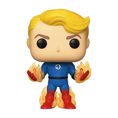 Funko Marvel Fantastic Four Human Torch with Flames Exclusive Pop! Vinyl Figure