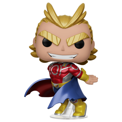 Funko My Hero Academia Silver Age All Might Metallic Big Boys Toy Store Exclusive Pop! Vinyl Figure