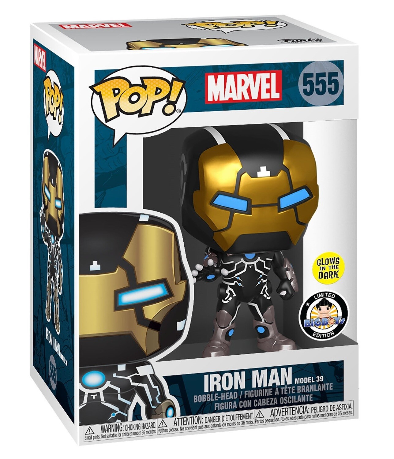 Funko Marvel: 80th - Iron Man Model 39 (GW) Big Boys Toy Store Exclusive Pop! Vinyl Figure