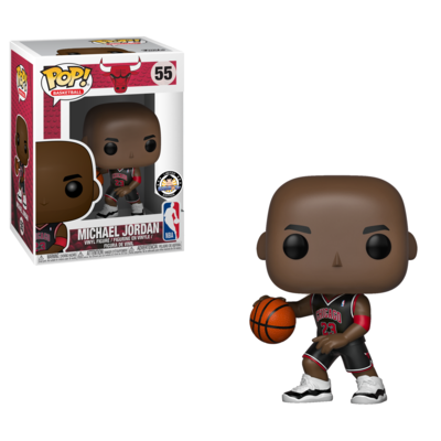 Funko NBA Basketball - Michael Jordan Chicago Bulls Black Uniform Pop! Vinyl Figure