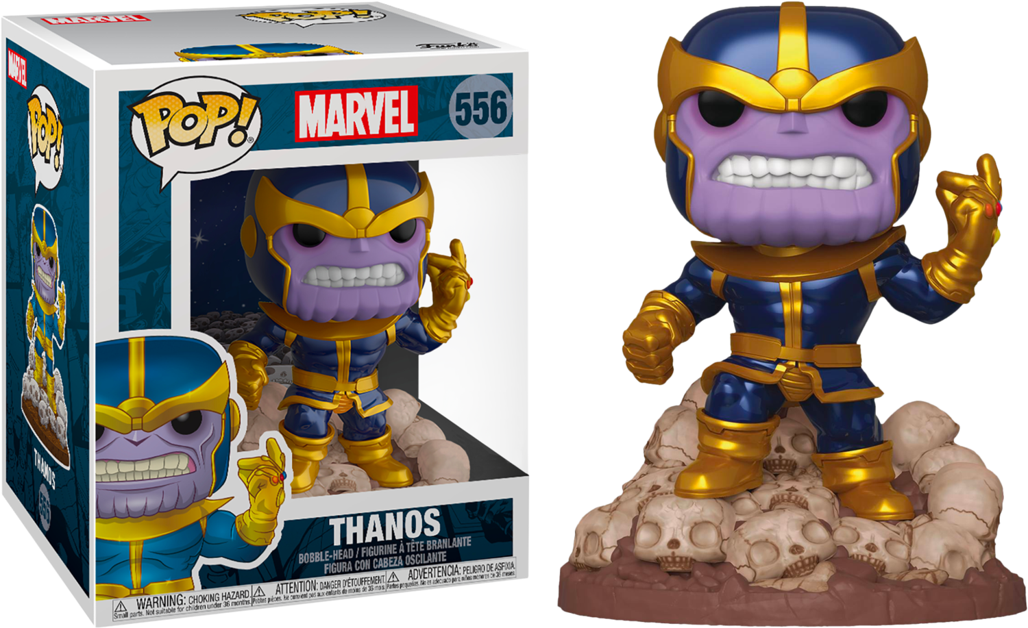 Funko Guardians of the Galaxy Marvel Heroes Thanos Snap 6-Inch Exclusive Pop! Vinyl Figure