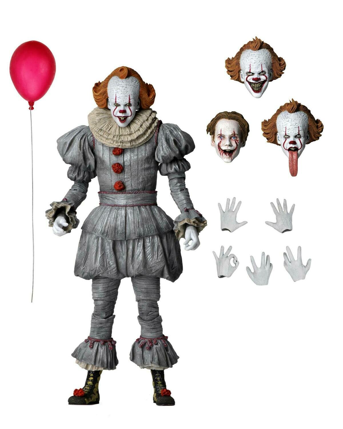 Neca IT Chapter 2 - 7&quot; Scale Action Figure - Ultimate Pennywise (2019 Movie)