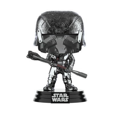 Funko Star Wars: The Rise of Skywalker Hematite Chrome Knight of Ren Club Pop! Vinyl Figure