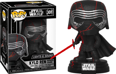 Funko Star Wars Episode IX: The Rise Of Skywalker - Kylo Ren Light Up &amp; Sound Electronic Pop! Vinyl Figure