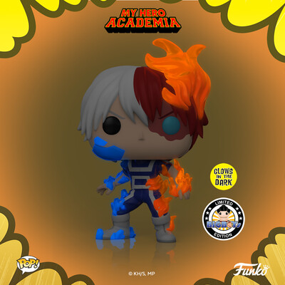 Funko My Hero Academia - Todoroki Glow in the Dark Big Boys Toy Store Exclusive Pop! Vinyl Figure