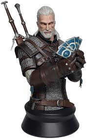 PRE-ORDER Dark Horse The Witcher 3 - Wild Hunt : Geralt Playing Gwent Bust