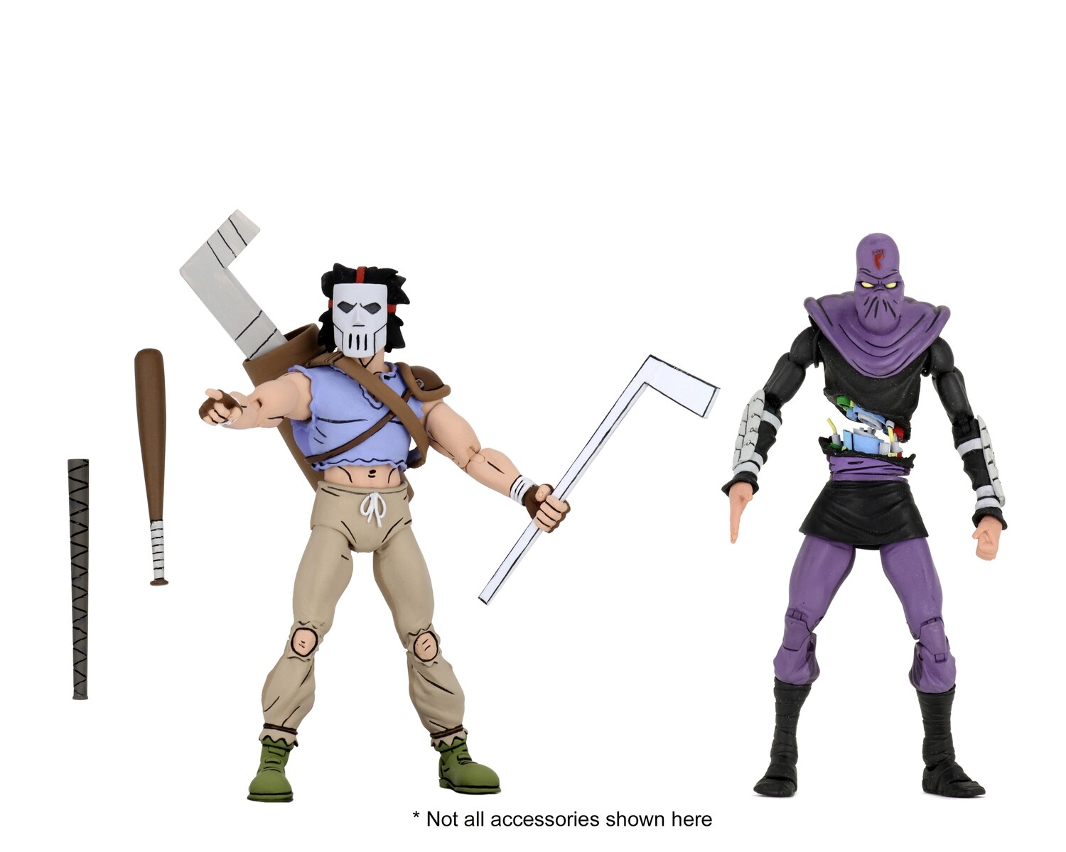 Neca TMNT - 7" Scale Action Figures - Cartoon Series 3 Casey Jones and Foot 2-pack