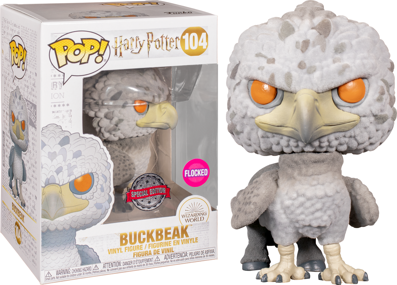 Funko Harry Potter - Buckbeak Flocked Pop! Vinyl Figure