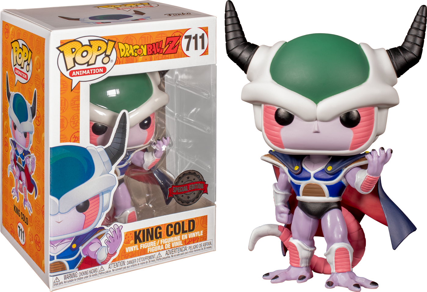 Funko Dragon Ball Z - King Cold Exclusve Pop! Vinyl Figure