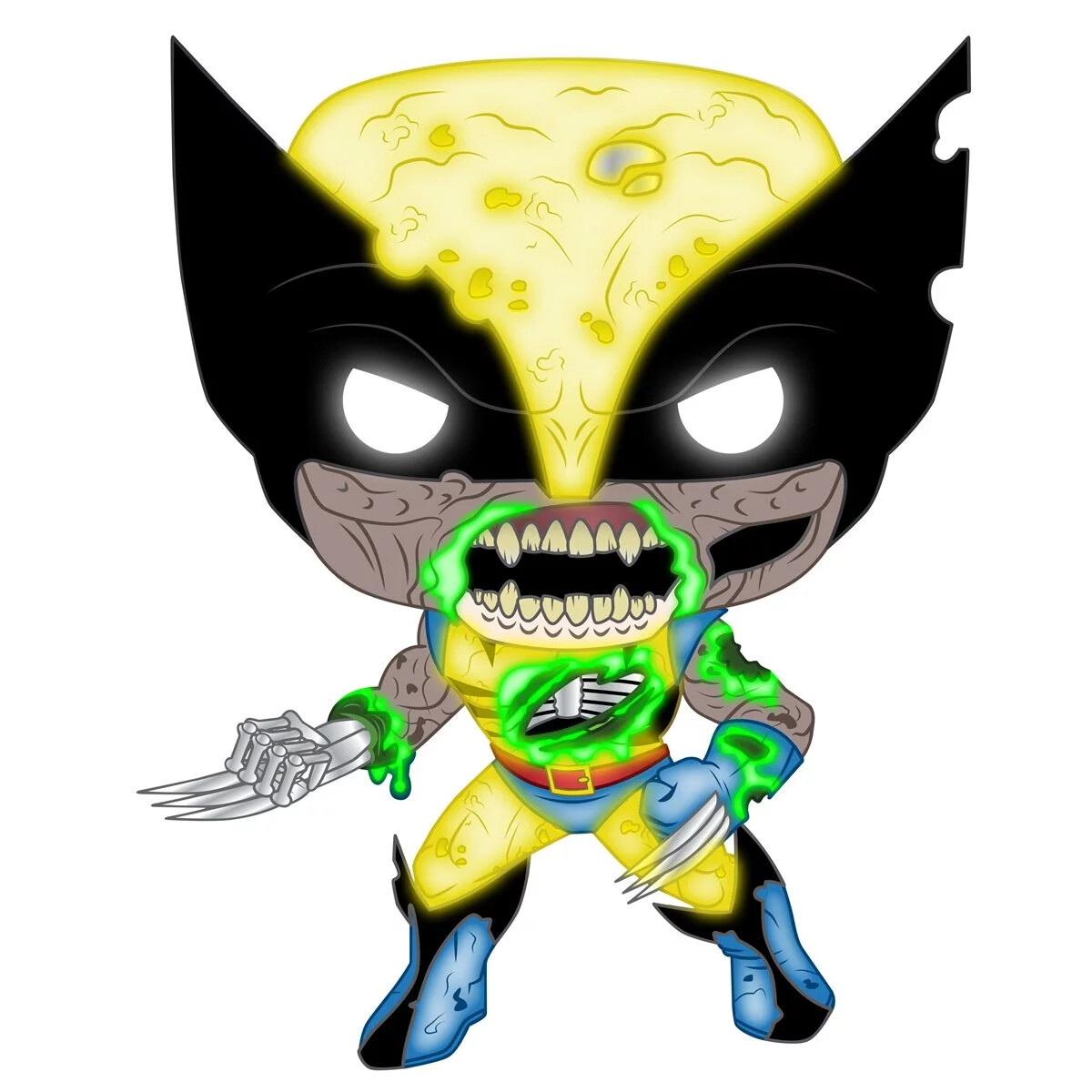 PRE-ORDER Funko Marvel Zombies Wolverine Glow-in-the-Dark Pop! Vinyl Figure - Entertainment Earth Exclusive