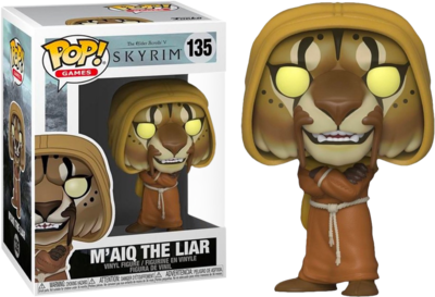 Funko The Elder Scrolls V: Skyrim - M&#39;aiq the Liar Pop! Vinyl Figure